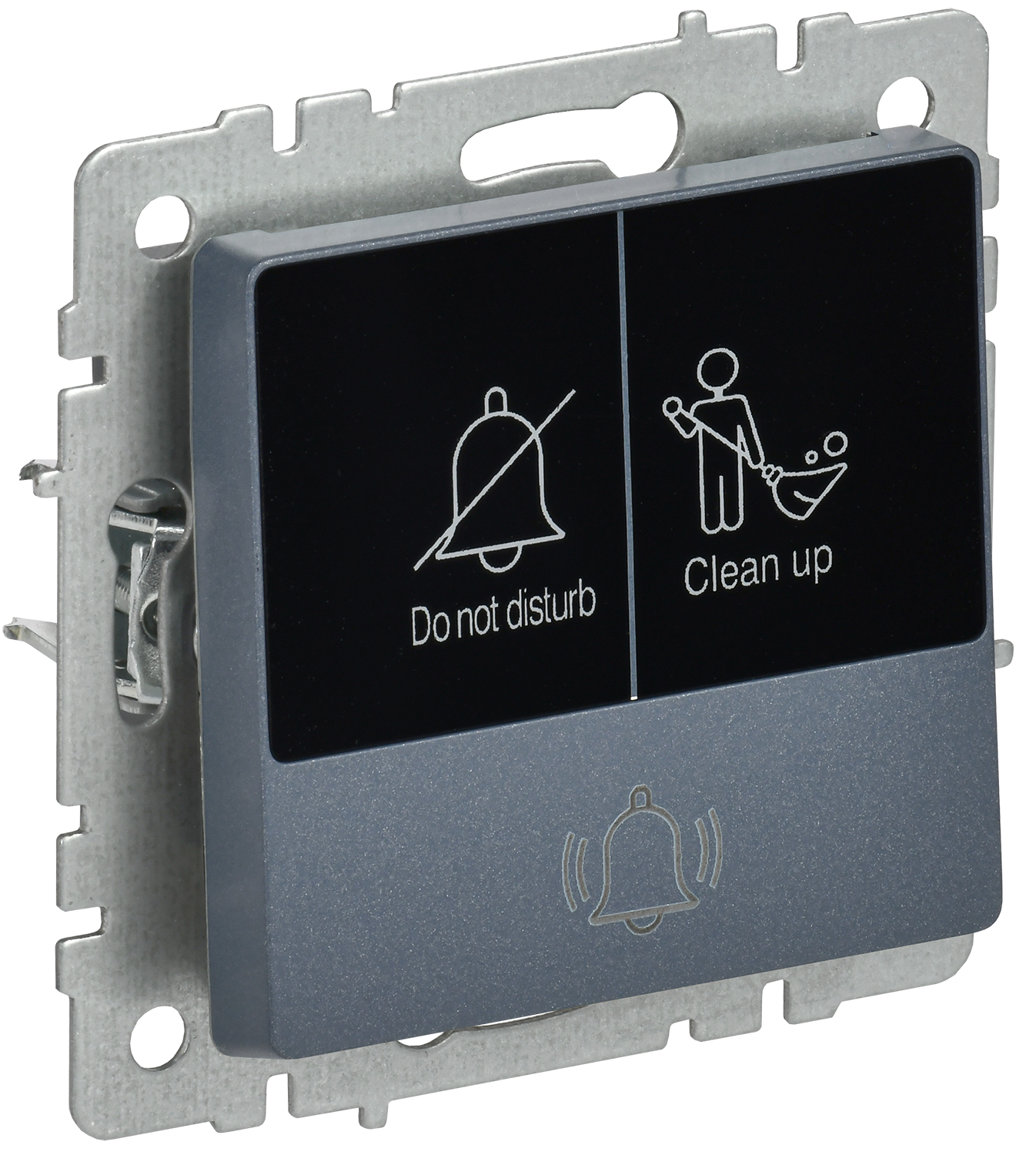 BRITE Кнопка звонка с индикацией для отелей 10А ВС10-1-9-БрМ маренго IEK BR-V14-2-10-K35