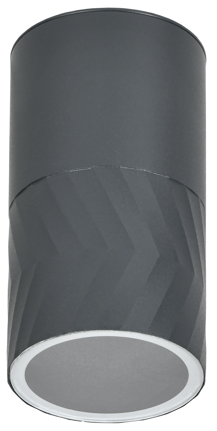 LIGHTING Светильник уличный 5110 потолочный под лампу GU10 IP65 серый IEK LT-UPU0-5110-GU10-1-K03
