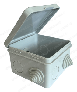 Коробка распаячная для о/п 80х80х50мм, IP54, 7 входов, (45шт) - КМ-209 GE41238