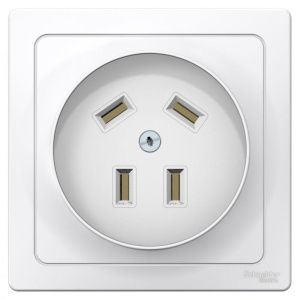 Розетка 1-м СП Blanca 32А IP20 400В 3п+N бел. SE BLNSR003241 1210286