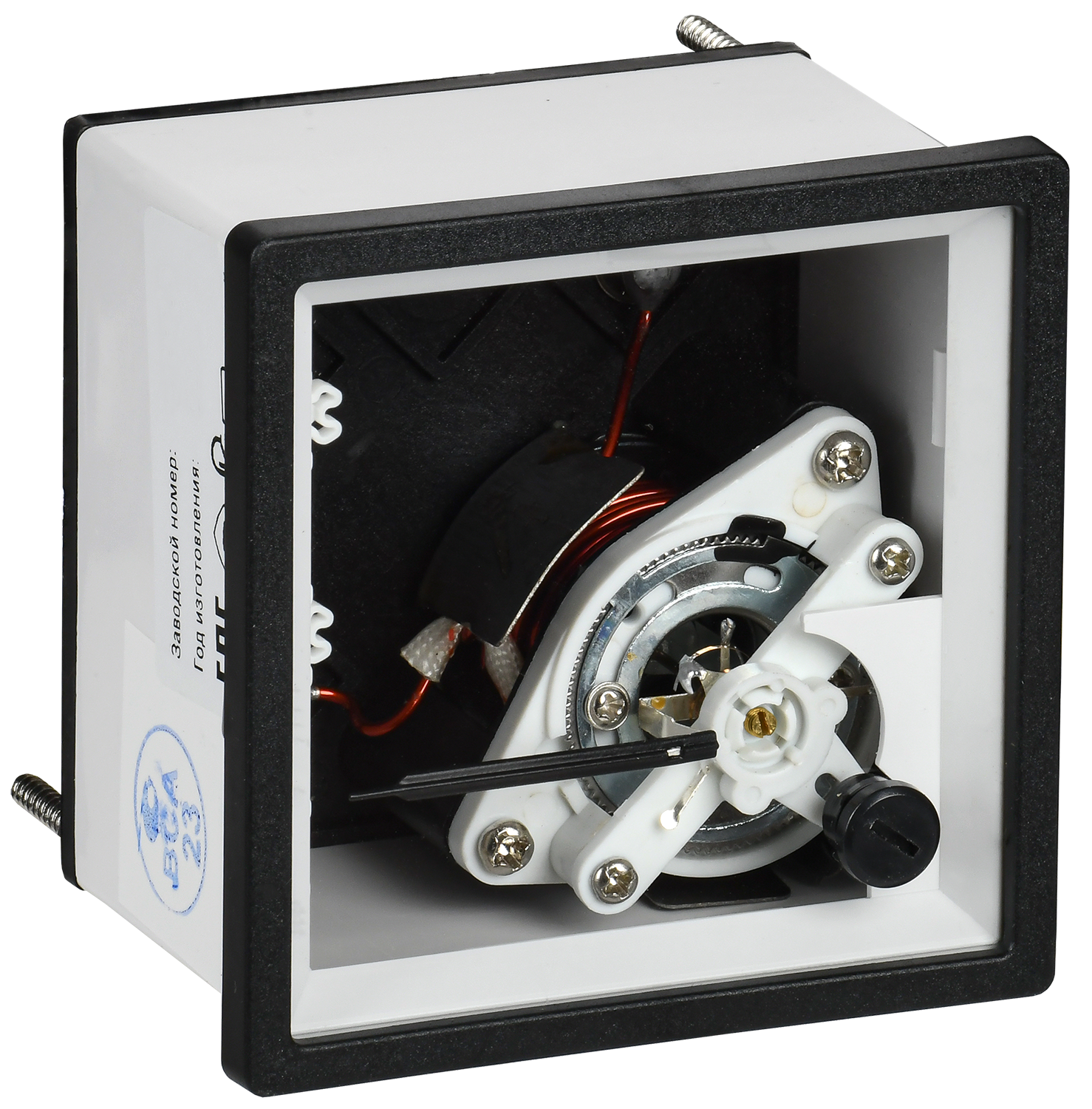 Амперметр Э47 (без шкалы) класс точности 1,5 72х72мм IEK IPA10-5-0000-A