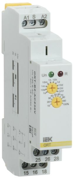 Реле задержки выключения ORT 2контакта 230В AC IEK ORT-B2-AC230V