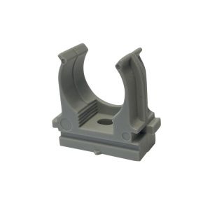 Крепеж-клипса для монтаж. пист. d16 мм (100 шт) серая EKF-Plast derjp-z-16