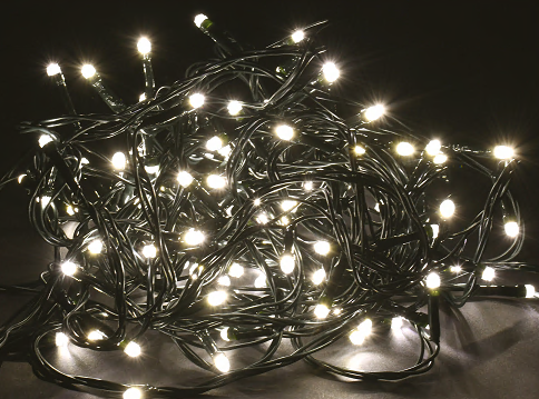 LIGHTING Гирлянда нить 10м 100 светодиодов теплый белый свет IP20 зеленый шнур 1,5м 230В контроллер 8 сцен IEK LGDB110-1-100-10-G-S-20