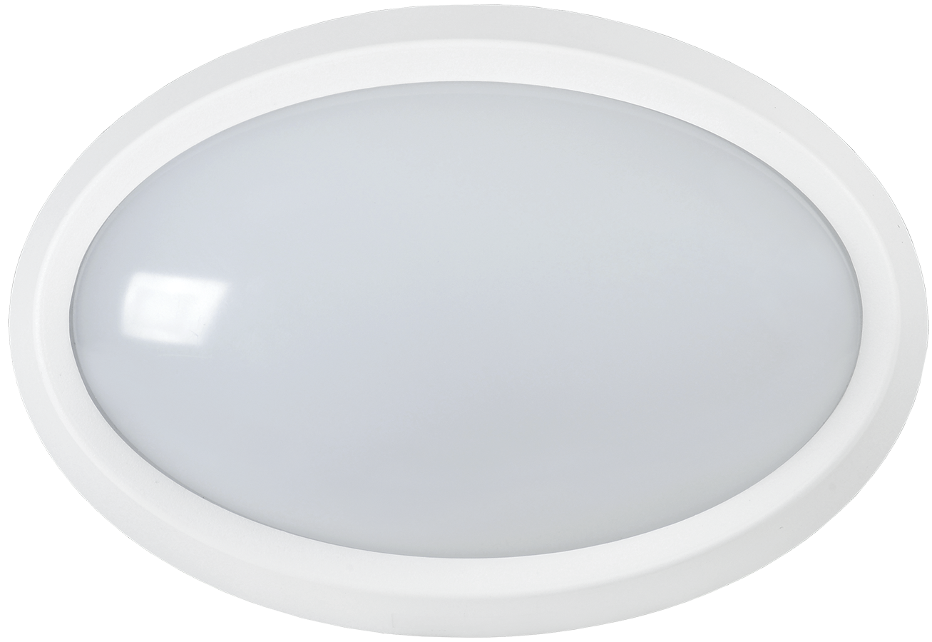 Светильник светодиодный ДПО 5040 12Вт 4000K IP65 овал белый IEK LDPO0-5040-12-4000-K01