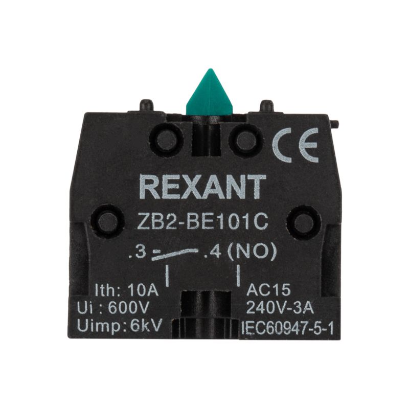 Контакт дополнительный XB-2 NО зеленый - Фото 2