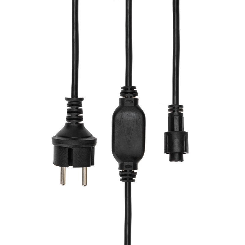 Блок питания для уличных гирлянд 230В, 3А, черный каучук, IP67 NEON-NIGHT 315-000