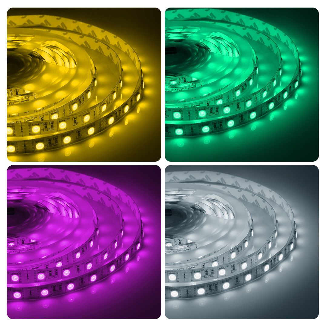 Лента светодиодная СТ smd5050 30д/м 12В IP20 5м RGB Apeyron - Фото 8