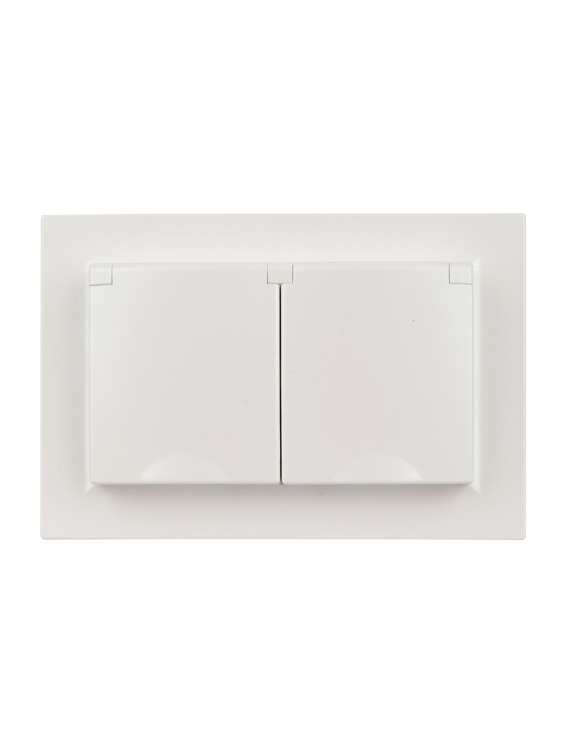 BRITE Розетка 2-местная с заземлением с защитными шторками и крышкой 16А в сборе IP44 РСбш12-3-44-БрЖ жемчуг IEK - Фото 9