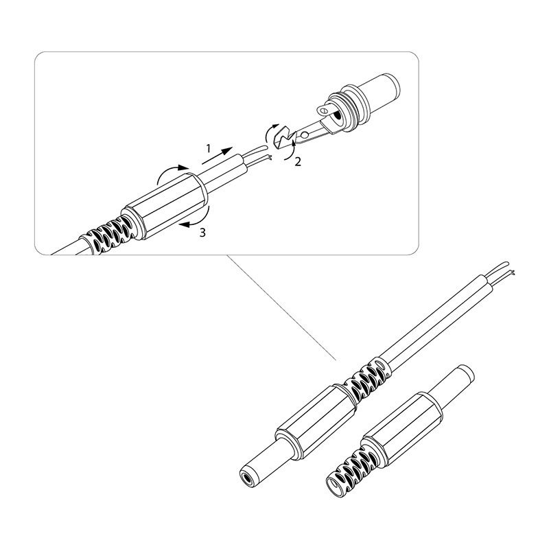 Разъем питания DC штекер 2,1х5,5мм REXANT - Фото 4
