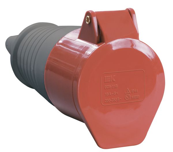 Розетка переносная ССИ-225 3Р+РЕ+N 32А 380-415В IP44 IEK PSR22-032-5