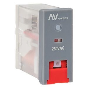 Реле промежуточное с кнопкой и мех. Индикацией RPAt 25/1 12A 230В AC EKF rpat-25-1-230AC