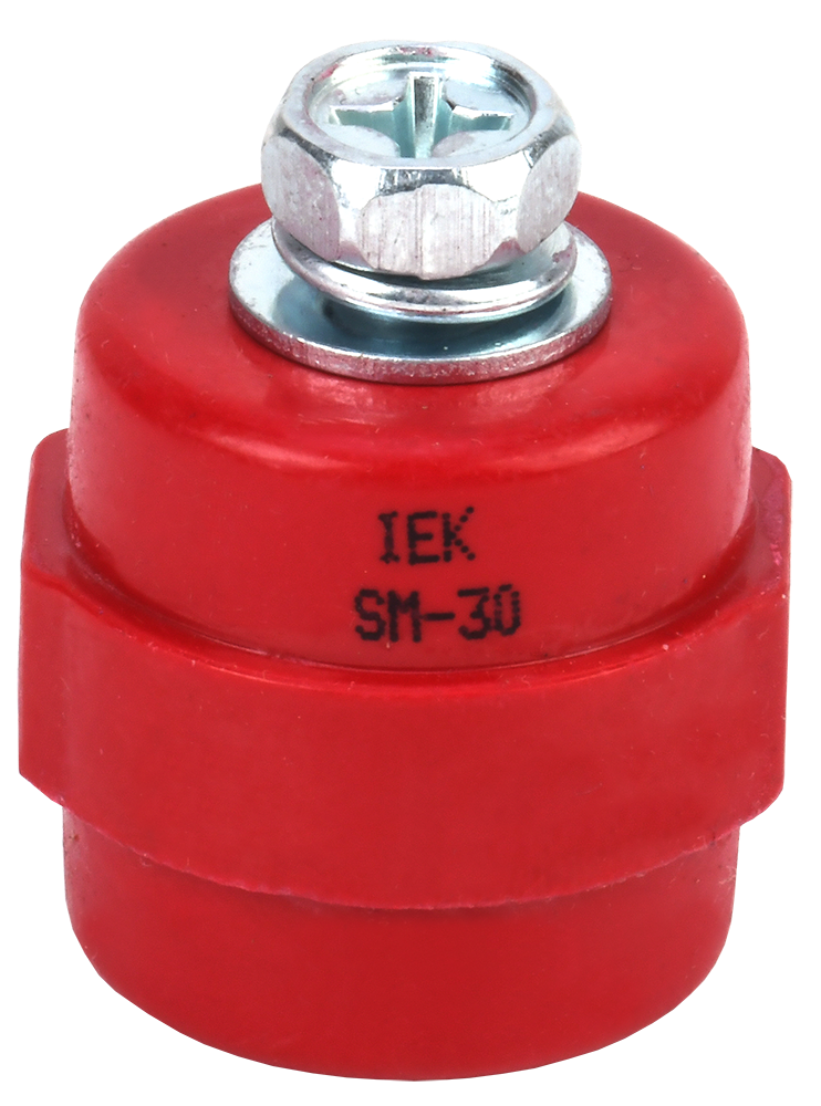 Изолятор SM30 (М8) силовой с болтом IEK