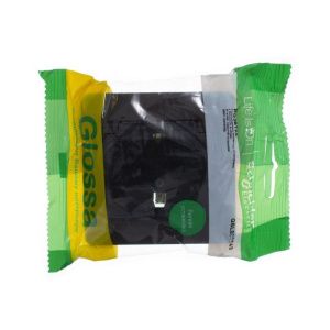 Розетка 1-м СП Glossa 16А IP44 с заземл. защ. шторки с крышкой в сборе алюм. SE GSL000348 1063750