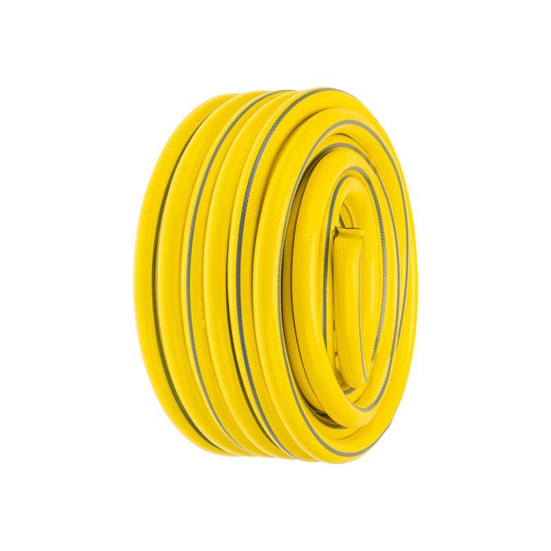 Шланг поливочный ПВХ 3-х слойный армированный 3/4" 25м Профи Плюс ЧЕТЫРЕ СЕЗОНА 62-0229-1