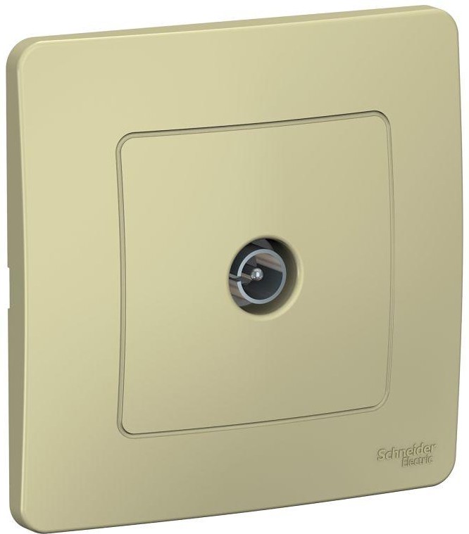 Розетка телевизионная TV СП Blanca коннектор беж. SE BLNTS000017 - Фото 2