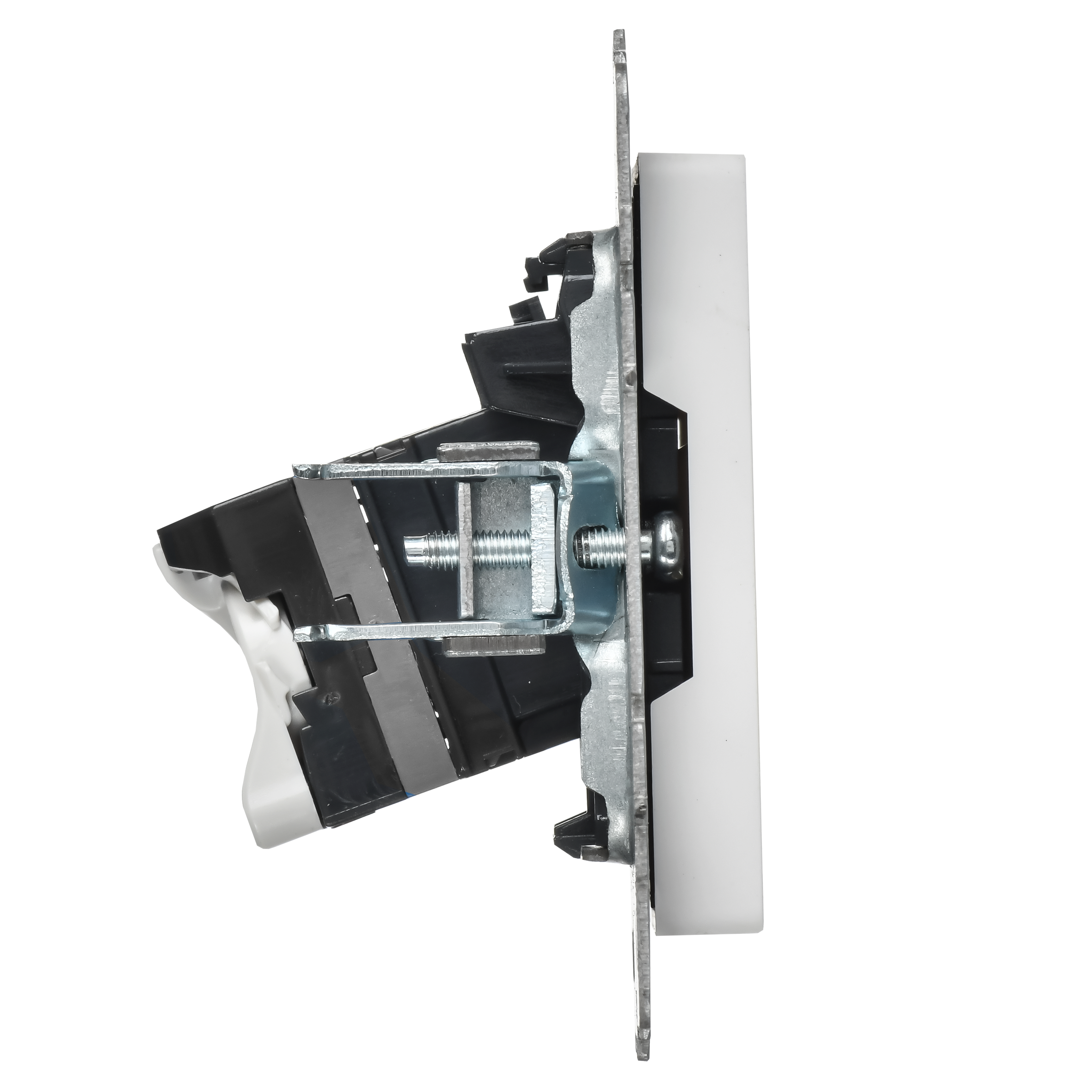 BRITE Розетка компьютерная RJ45 кат.6 РК11-БрАБ арктический белый IEK - Фото 6