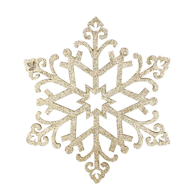 Елочная фигура Снежинка Снегурочка, 81 см, цвет золотой 502-379