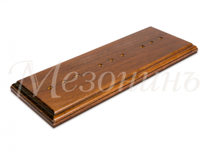 Подложка трехместная "Престиж", цвет - темный дуб, ТМ "МезонинЪ" GE70718-26 GE70718-26