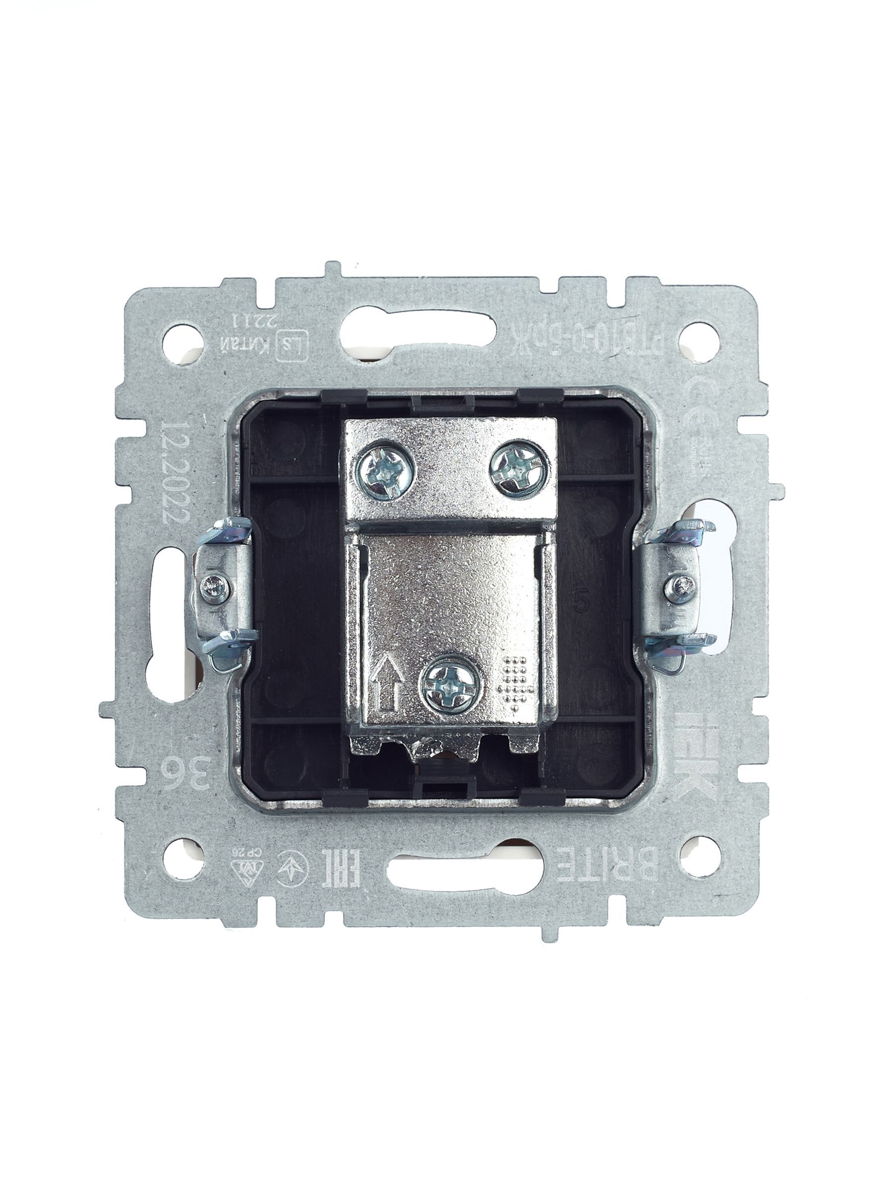 BRITE Розетка TV проходная РТВ10-0-БрЖ жемчуг IEK - Фото 4