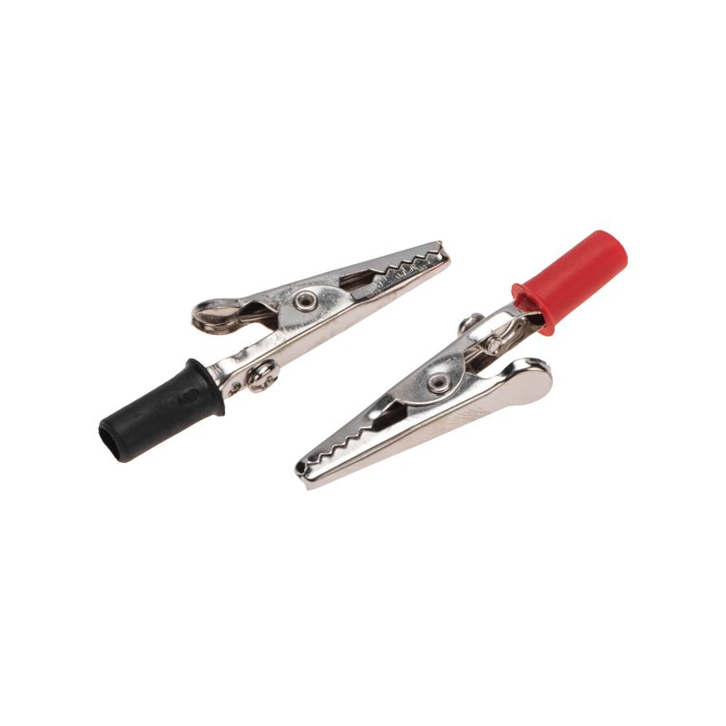 Зажим крокодил, длина 53мм, ток 15A, 2 шт., пакет БОПП REXANT 16-0009-9