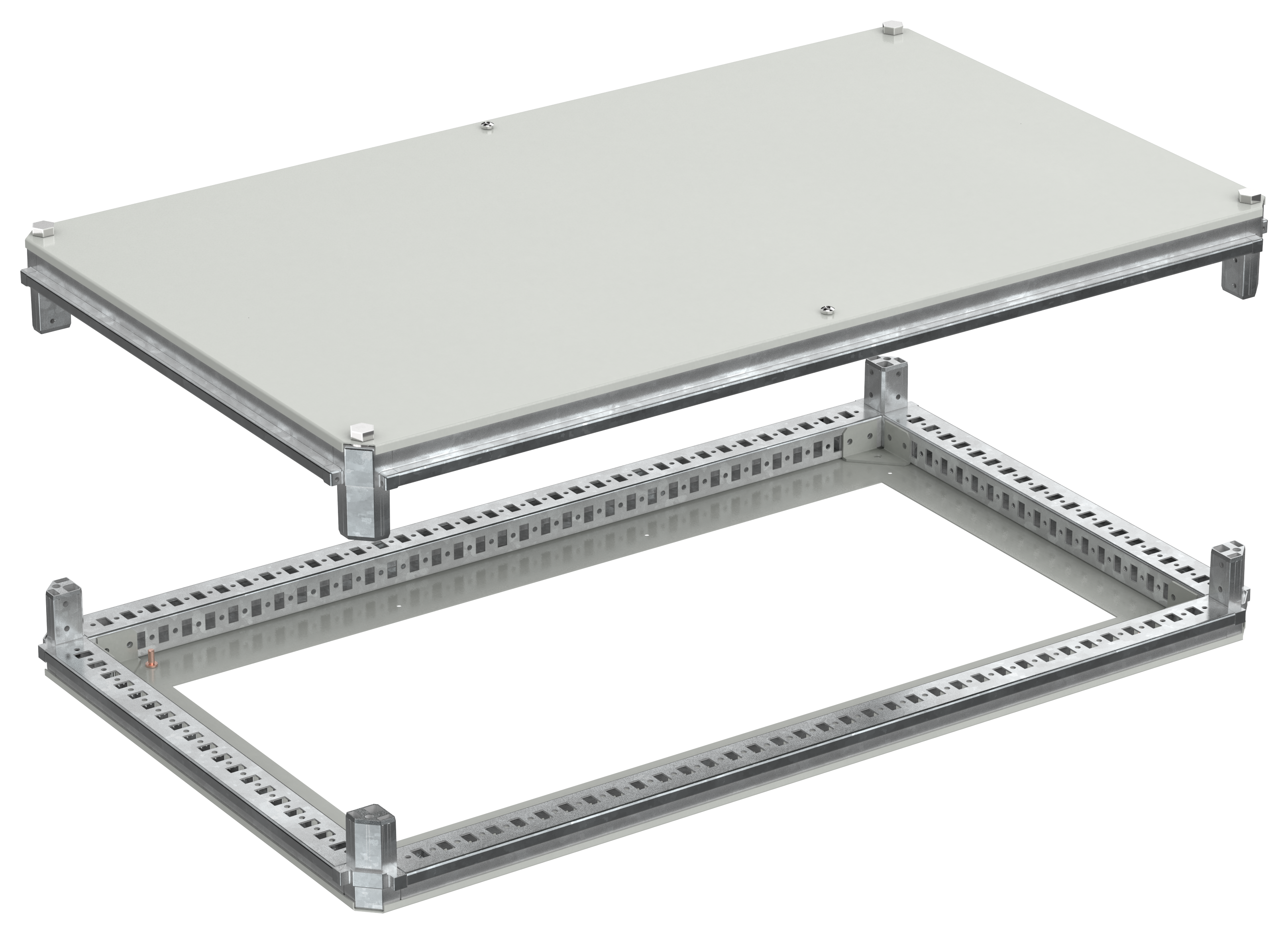 FORMAT Крыша и основание (под фланец) 600х1000мм IEK FO-00-KOF-060-100