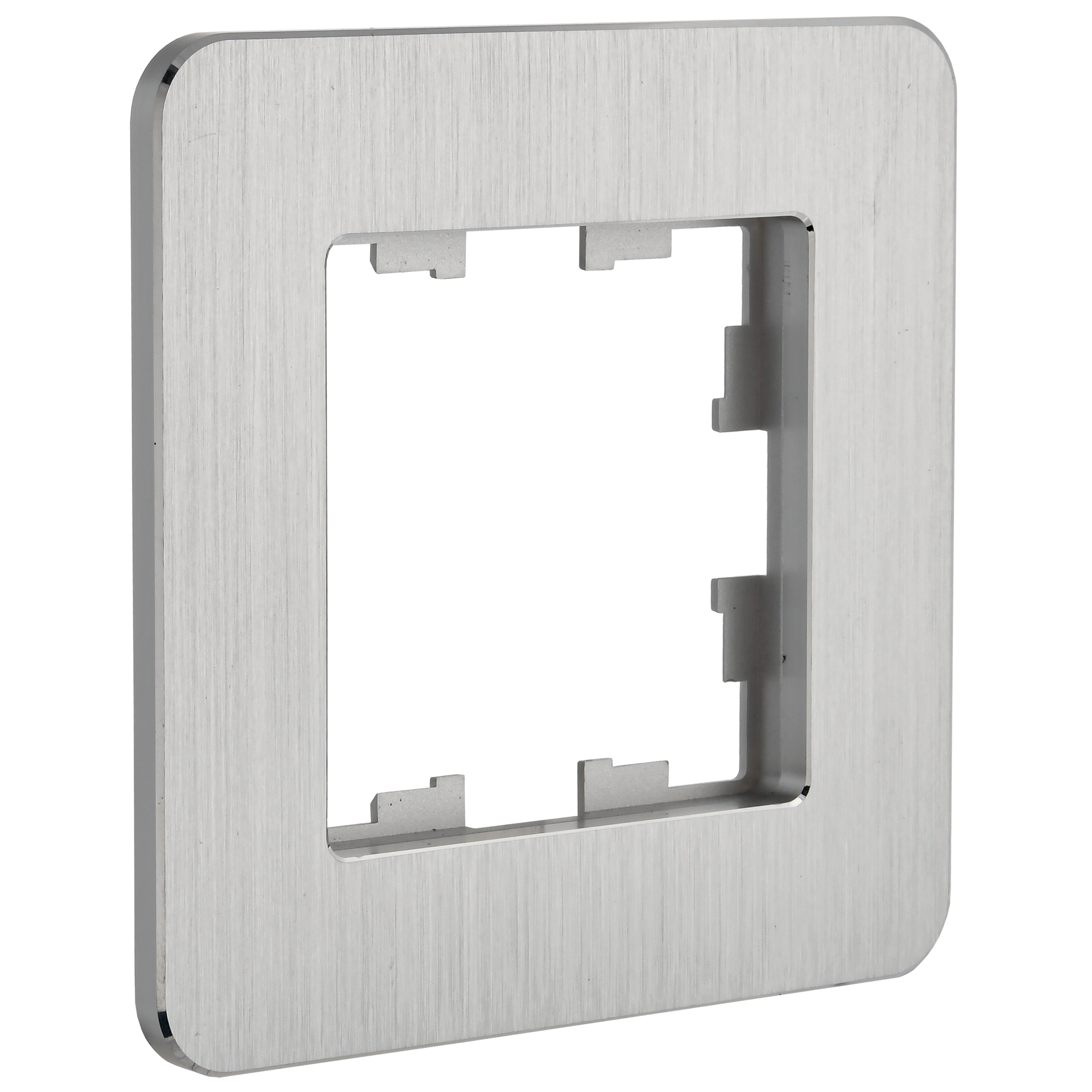 BRITE Рамка 1-местная РУ-1-1-Бр металл алюминий RE AL IEK - Фото 5