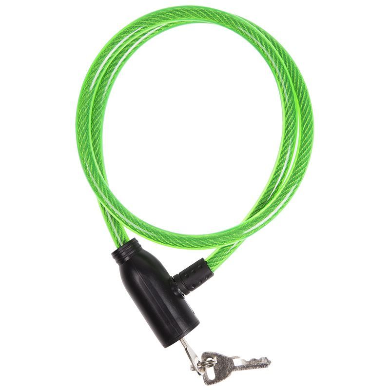 Тросовый замок 80 см зеленый ЧЕТЫРЕ СЕЗОНА 79-0183