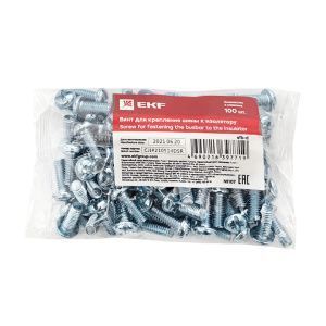 Винт для крепления к изолятору на DIN-рейку (100 шт) EKF sfb-d