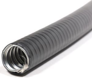 Металлорукав в пвх изоляции МПГ нг HF  15  (50 м/уп.) черный ГОФРОМАТИК (ЗЭТАРУС) zeta42910