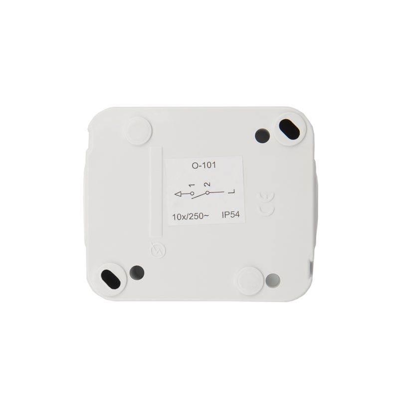 Переключатель проходной Mini OG IP54 о/у, белый KRANZ - Фото 4
