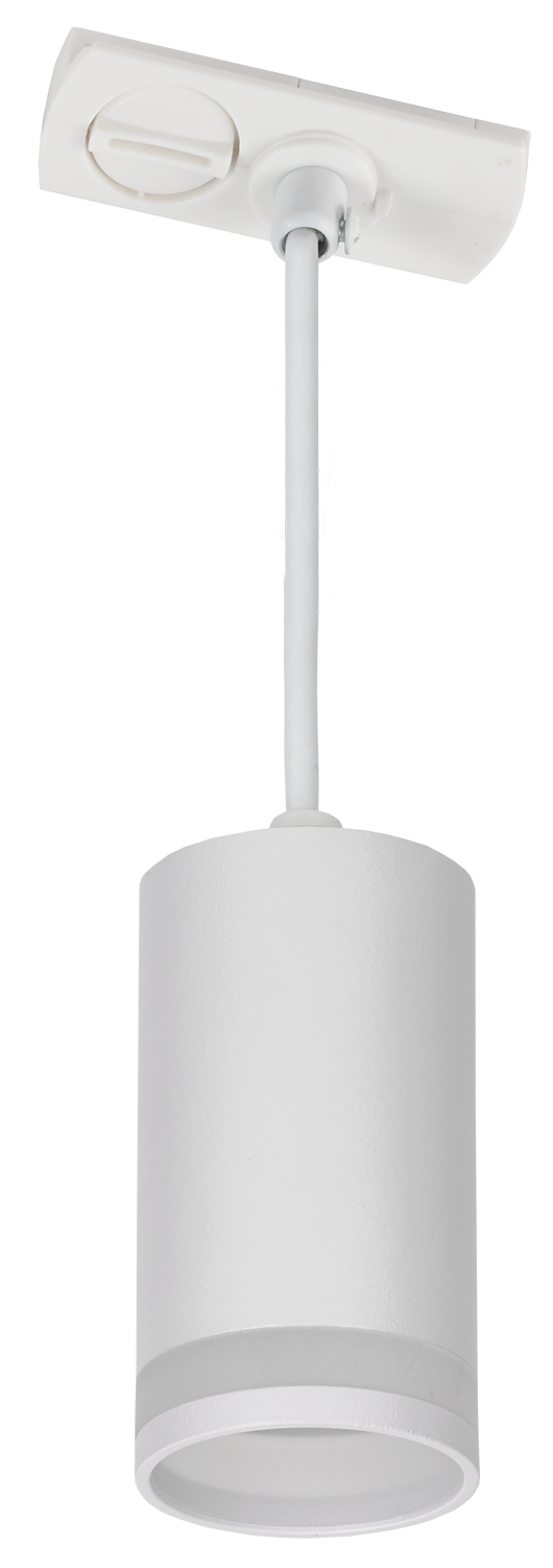 LIGHTING Светильник 4117 декоративный трековый подвесной под лампу GU10 белый IEK