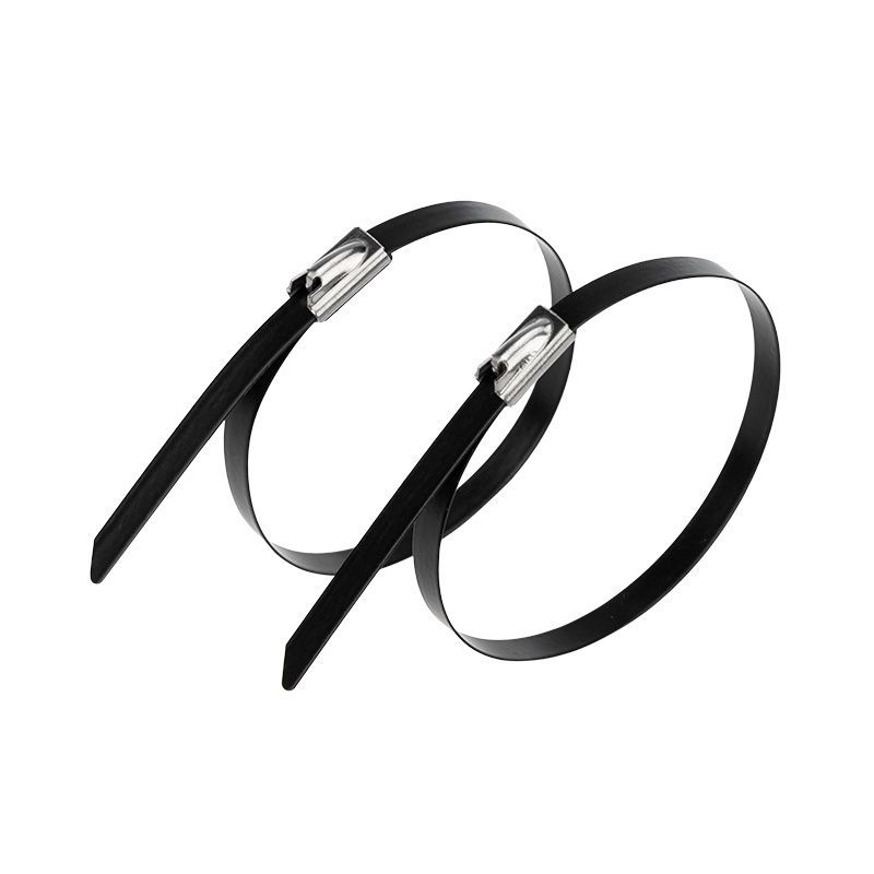 Стяжка кабельная стальная (304) с полимерным покрытием 200x4,6мм (50 шт/уп) REXANT 07-0208-5