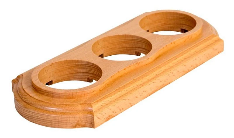 Рамка  трехместная "Элегант" , цвет - без тонировки, ТМ "МезонинЪ" GE70703-00