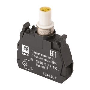 Лампа сменная c основанием XB4 желтая 400В XB4-ELL-Y