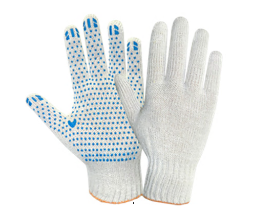 Перчатки х/б с ПВХ "Точка" 7,5 класс STARTUL  SF550