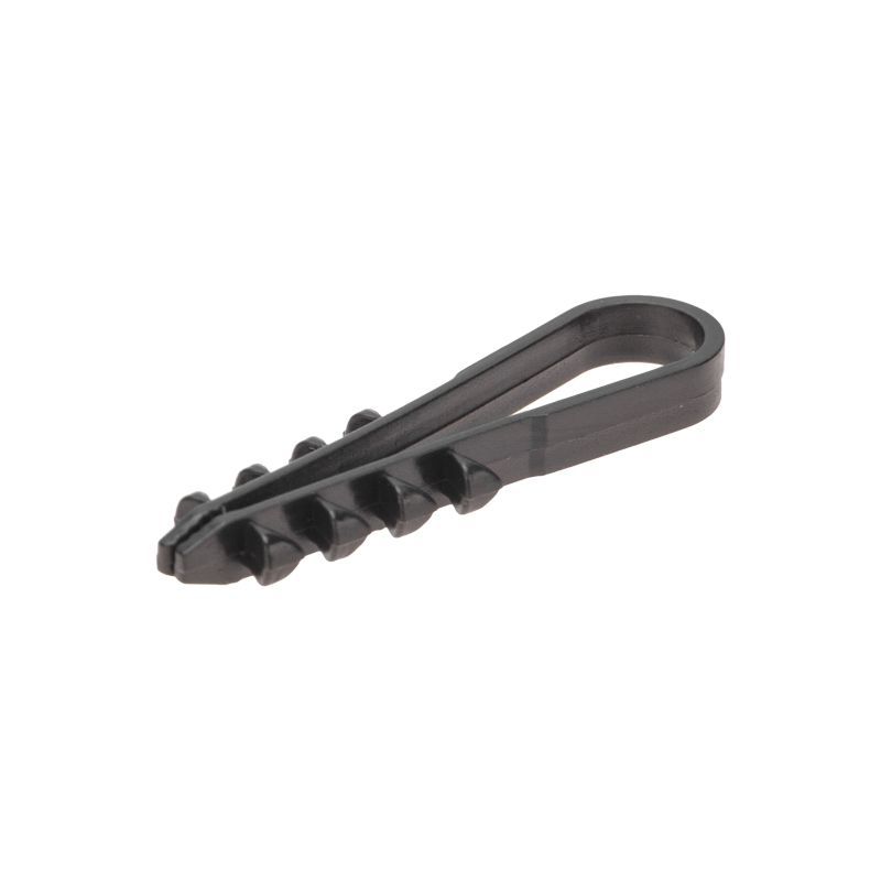 Дюбель-хомут нейлоновый 5-10 мм, черный (100 шт/уп) PROconnect 07-4521