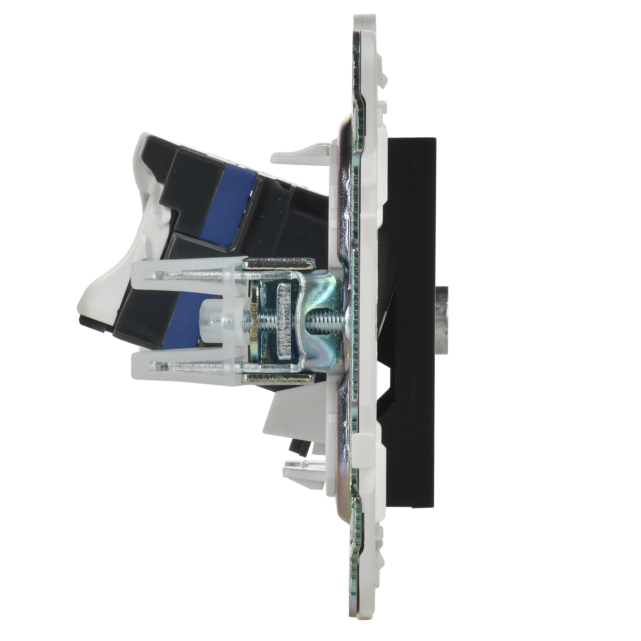 SKANDY Розетка двойная TV+RJ45 кат.6E SK-A15Bl черный IEK - Фото 4