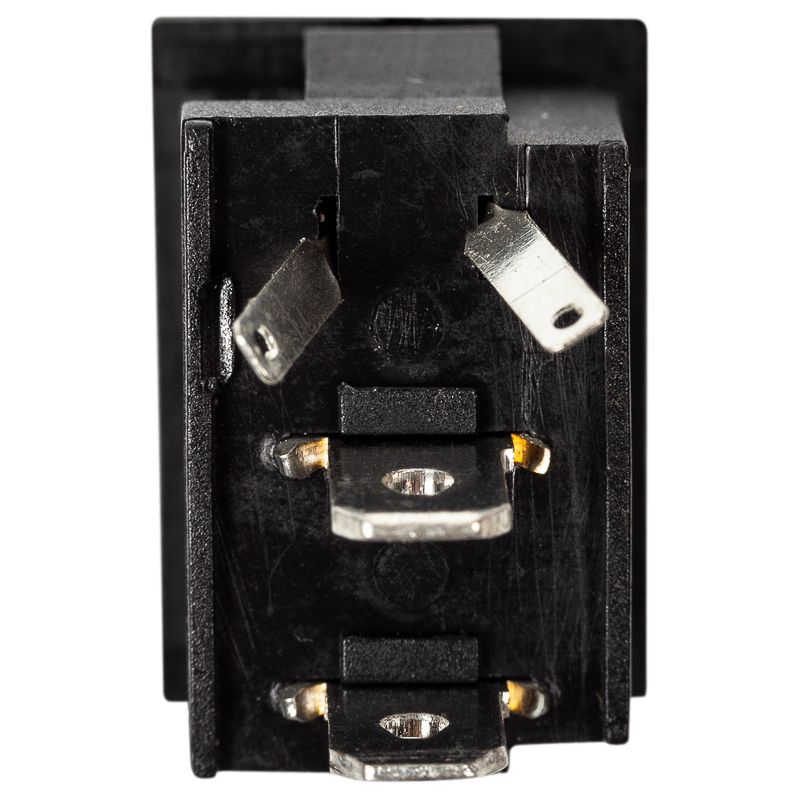 Выключатель клавишный 12V 15А (4с) ON-OFF черный с подсветкой Mini (RWB-206-1, SC-768) REXANT - Фото 5