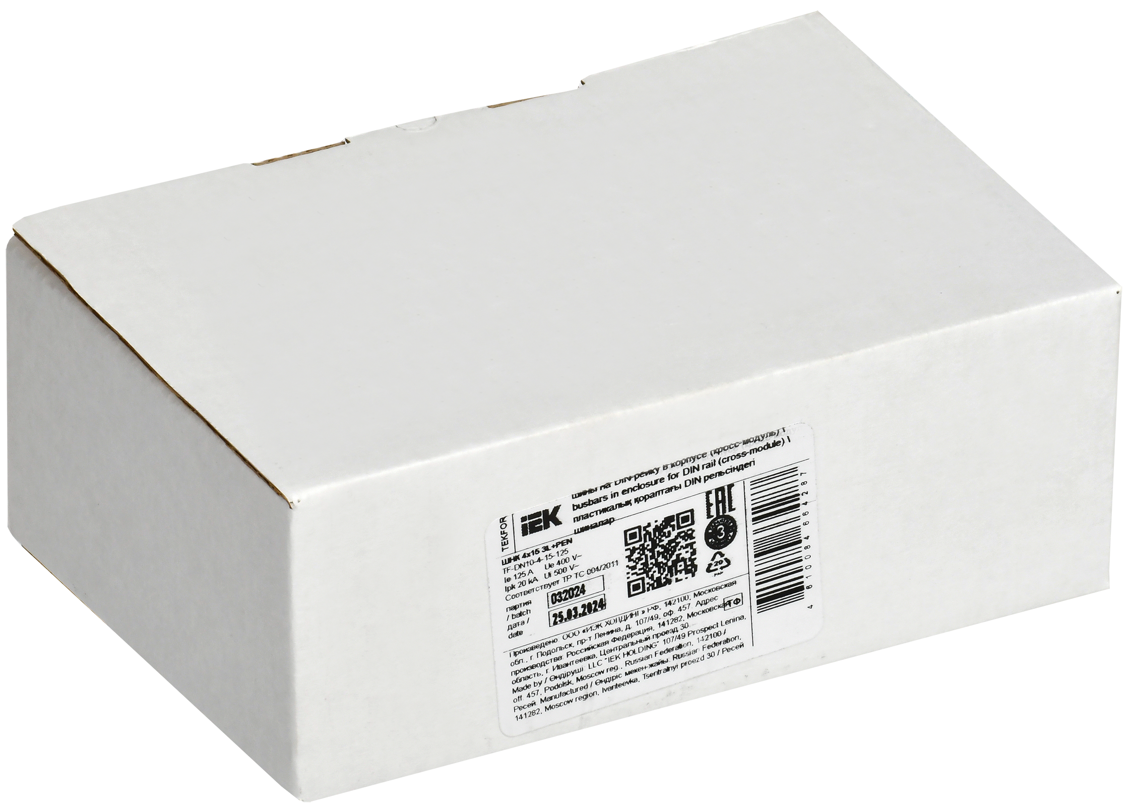 TEKFOR Шины на DIN-рейку (кросс-модуль) ШНК 4х15 3L+PEN IEK - Фото 2