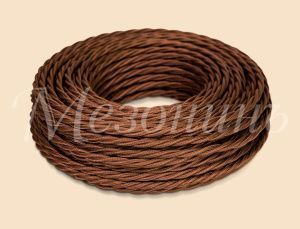 Провод монтажный витой ПВХ 3х2,5мм, цвет - шоколад (бухта 5м), ТМ "МЕЗОНИНЪ" GE70114-17 GE70104-17