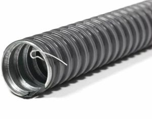 Металлорукав в ПВХ изоляции РЗ-ЦП нг-LS  20 (50 м) с протяжкой ГОФРОМАТИК (ЗЭТАРУС) zeta44116