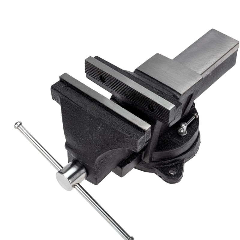 Тиски слесарные 150мм, поворотные, с наковальней KRANZ - Фото 4