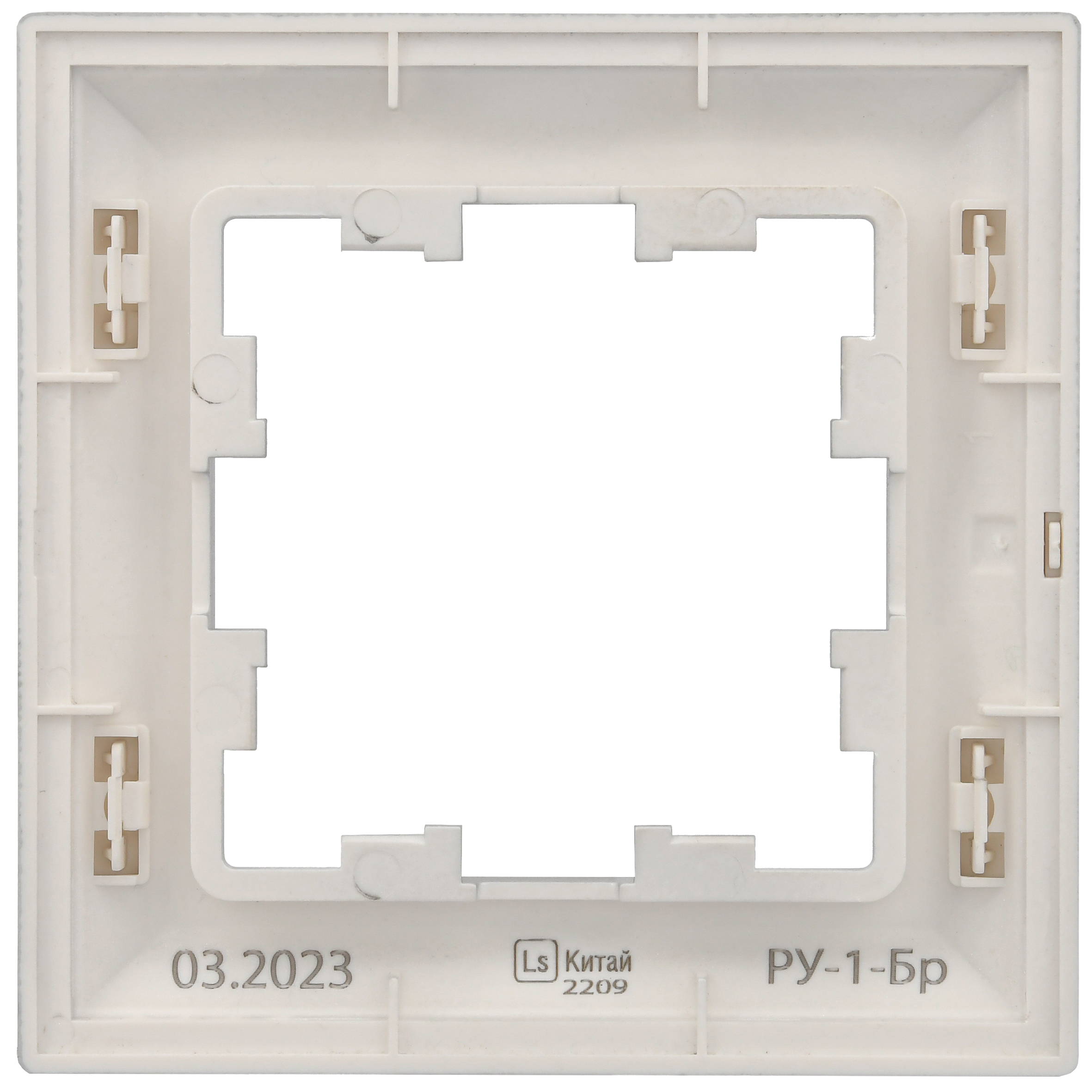 BRITE Рамка 1-местная РУ-1-Бр алюминий/алюминий IEK - Фото 5