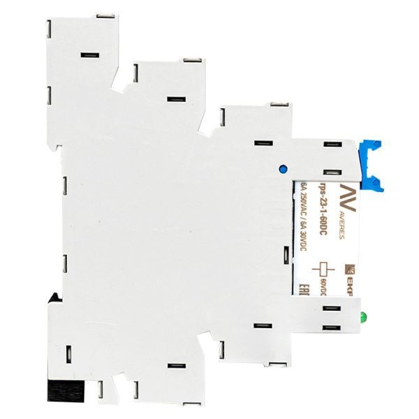 Реле промежуточное с розеткой в сборе РП slim 23/1 6A 230В AC - Фото 3