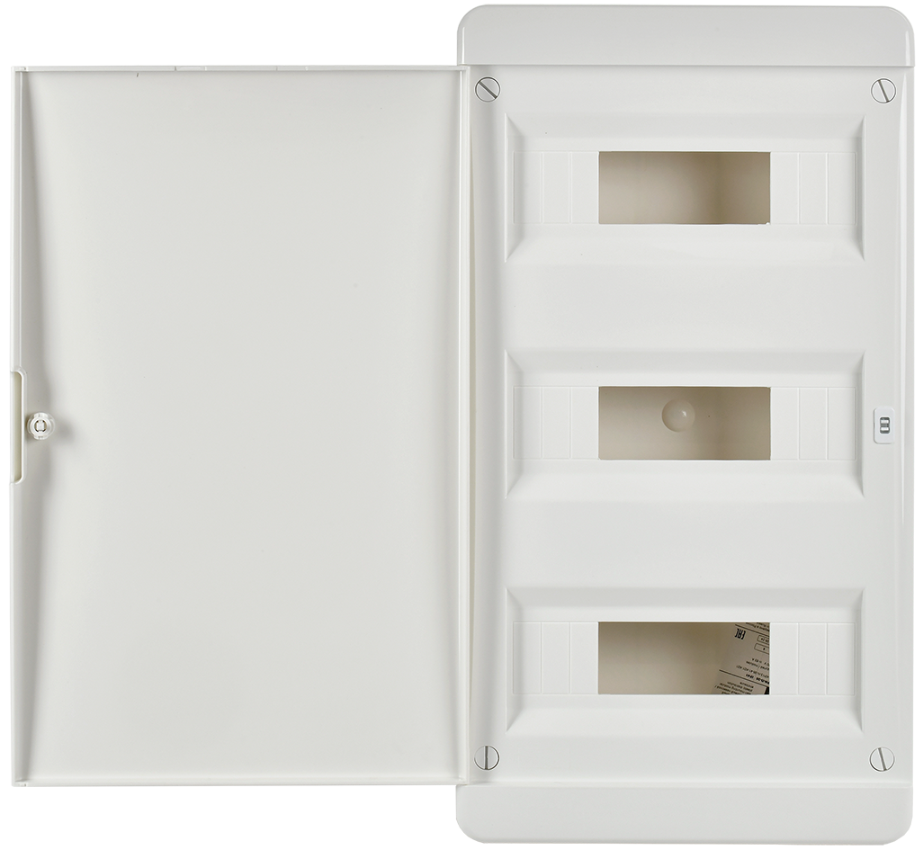 TEKFOR Корпус пластиковый БЕЛЫЙ ЩРН-П-36, IP41 белая дверь IEK - Фото 4
