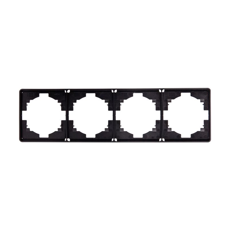 Рамка ROUND 4-постовая оникс KRANZ KR-78-0754-3