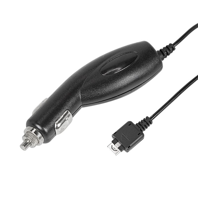 Автозарядка в прикуриватель для LG KG800/KG90 (АЗУ) (5 V, 700 mA) шнур спираль 1.2 м черная REXANT 16-0252