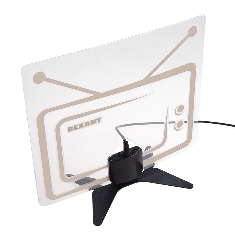 Антенна комнатная «Активная» с USB питанием, для цифрового телевидения DVB-T2, Ag-719 REXANT 34-0719