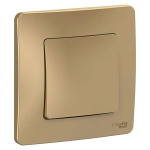 Выключатель 1-кл. СП Blanca 10А IP20 (сх. 1) 250В титан SE BLNVS010104 1210344